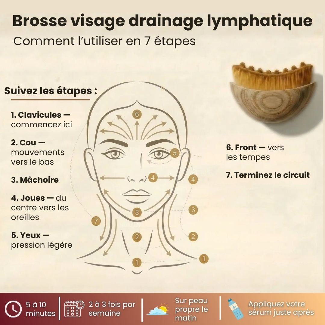 Brosse Lymphatique Visage