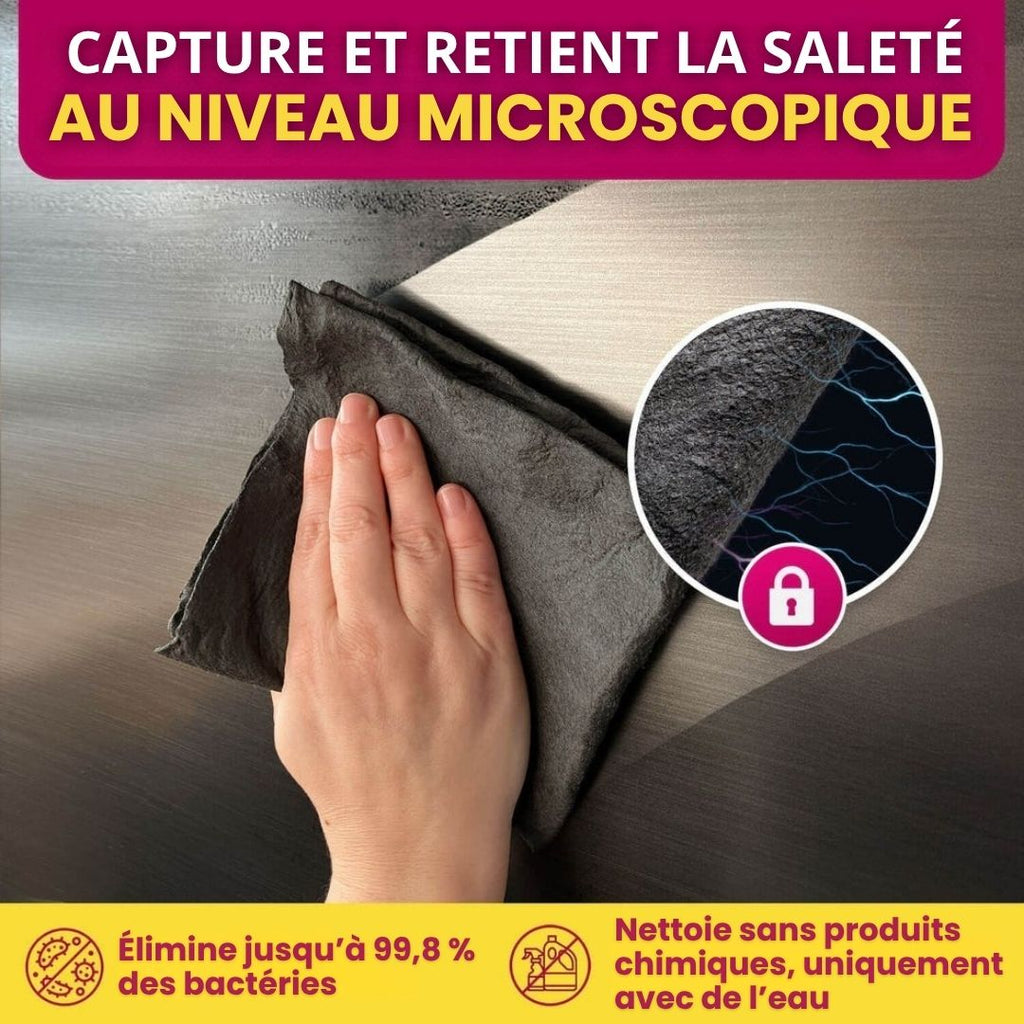 Chiffons magiques en microfibre